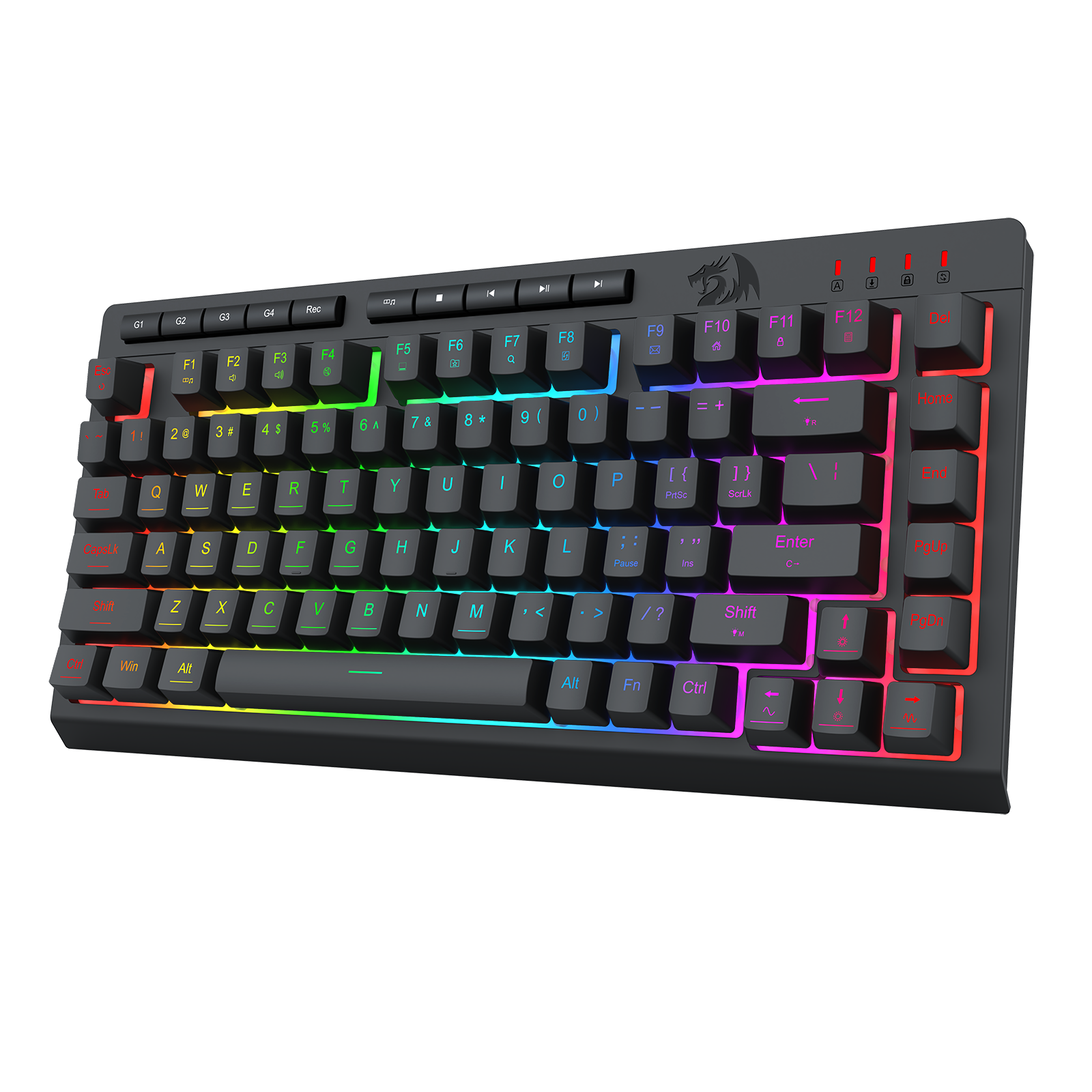 Papan Kekunci Membran Permainan 75% Berwayar CRESCENT K524-RGB