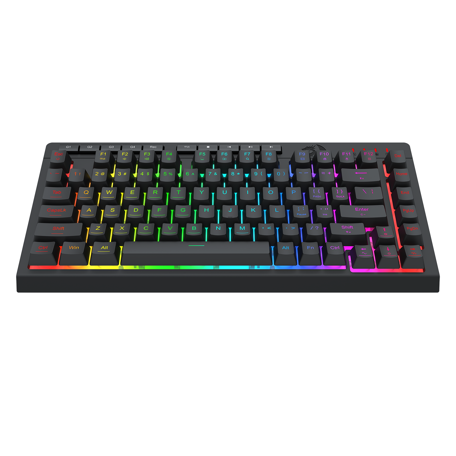 Papan Kekunci Membran Permainan 75% Berwayar CRESCENT K524-RGB