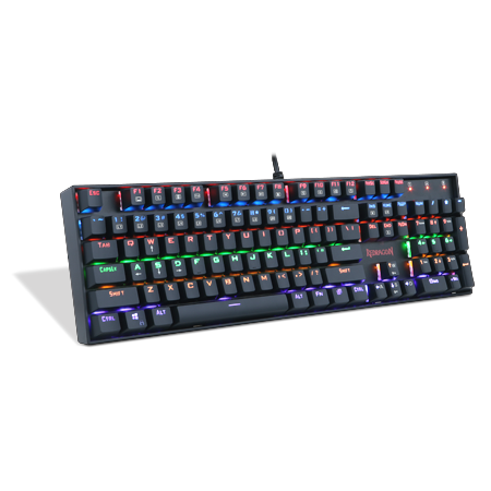 Papan Kekunci Permainan Mekanikal Berlampu Belakang RGB RAINBOW Redragon K551-R