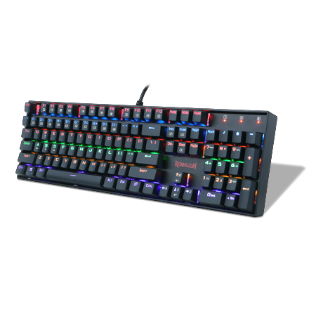 Papan Kekunci Permainan Mekanikal Berlampu Belakang RGB RAINBOW Redragon K551-R