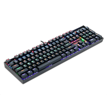 Papan Kekunci Permainan Mekanikal Berlampu Belakang RGB RAINBOW Redragon K551-R