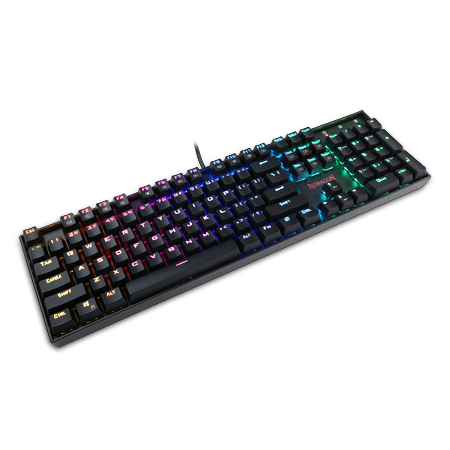 Papan Kekunci Mekanikal Berlampu Belakang RGB Redragon K551RGB MITRA dengan Suis Biru