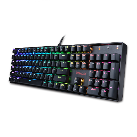 Papan Kekunci Mekanikal Berlampu Belakang RGB Redragon K551RGB MITRA dengan Suis Biru