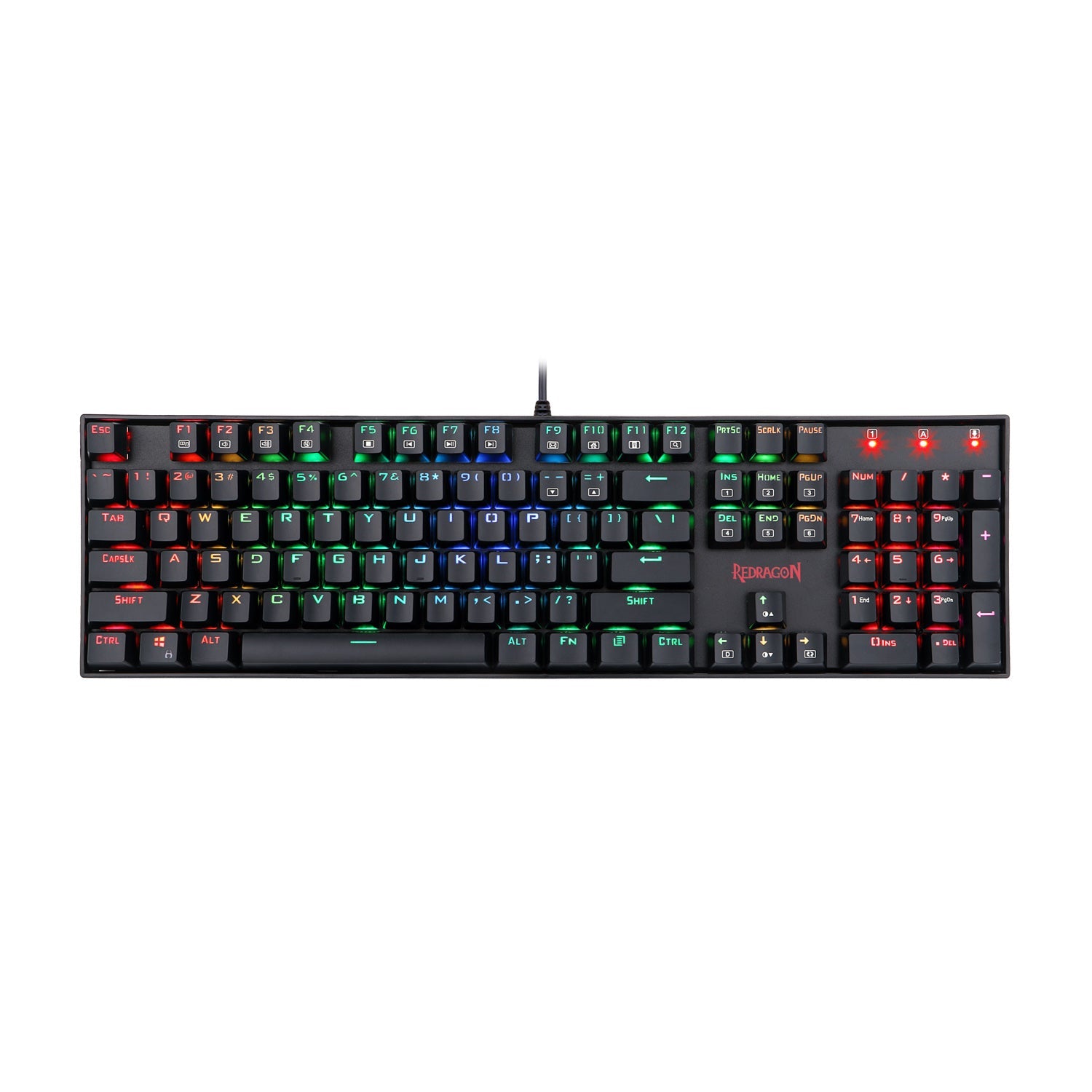 Papan Kekunci Permainan Mekanikal Redragon K551RGB-BA & Kombo Tetikus Permainan M607