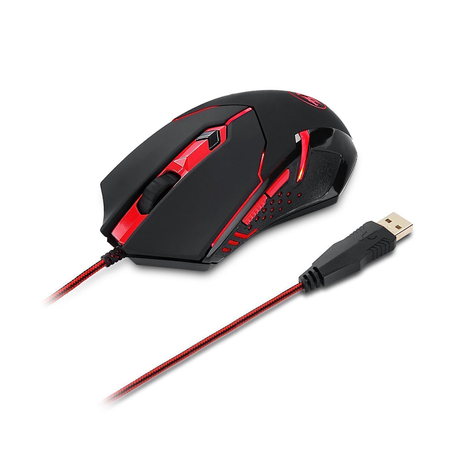Kombo Berwayar Redragon K552-BA papan kekunci mekanikal berwayar+tetikus permainan berwayar