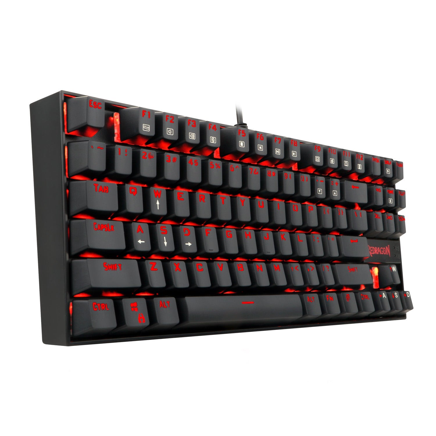 Kombo Berwayar Redragon K552-BA papan kekunci mekanikal berwayar+tetikus permainan berwayar