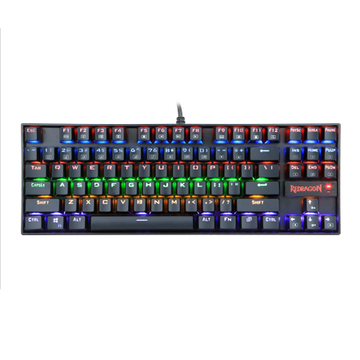 Papan Kekunci Permainan Mekanikal Lampu Latar RGB Redragon K552-R KUMARA RAINBOW