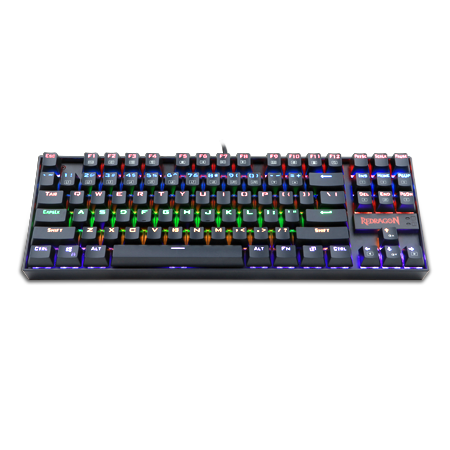 Papan Kekunci Permainan Mekanikal Lampu Latar RGB Redragon K552-R KUMARA RAINBOW