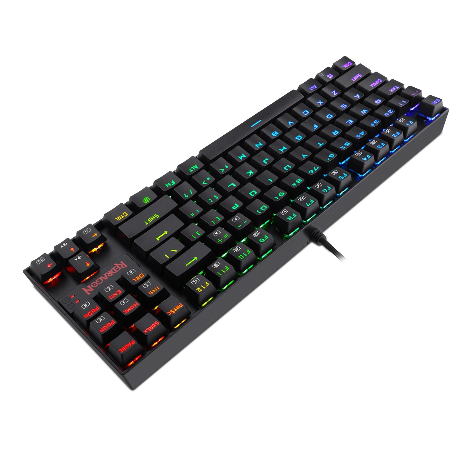 PAPAN KEKUNCI PERMAINAN MEKANIKAL Redragon K552RGB-1