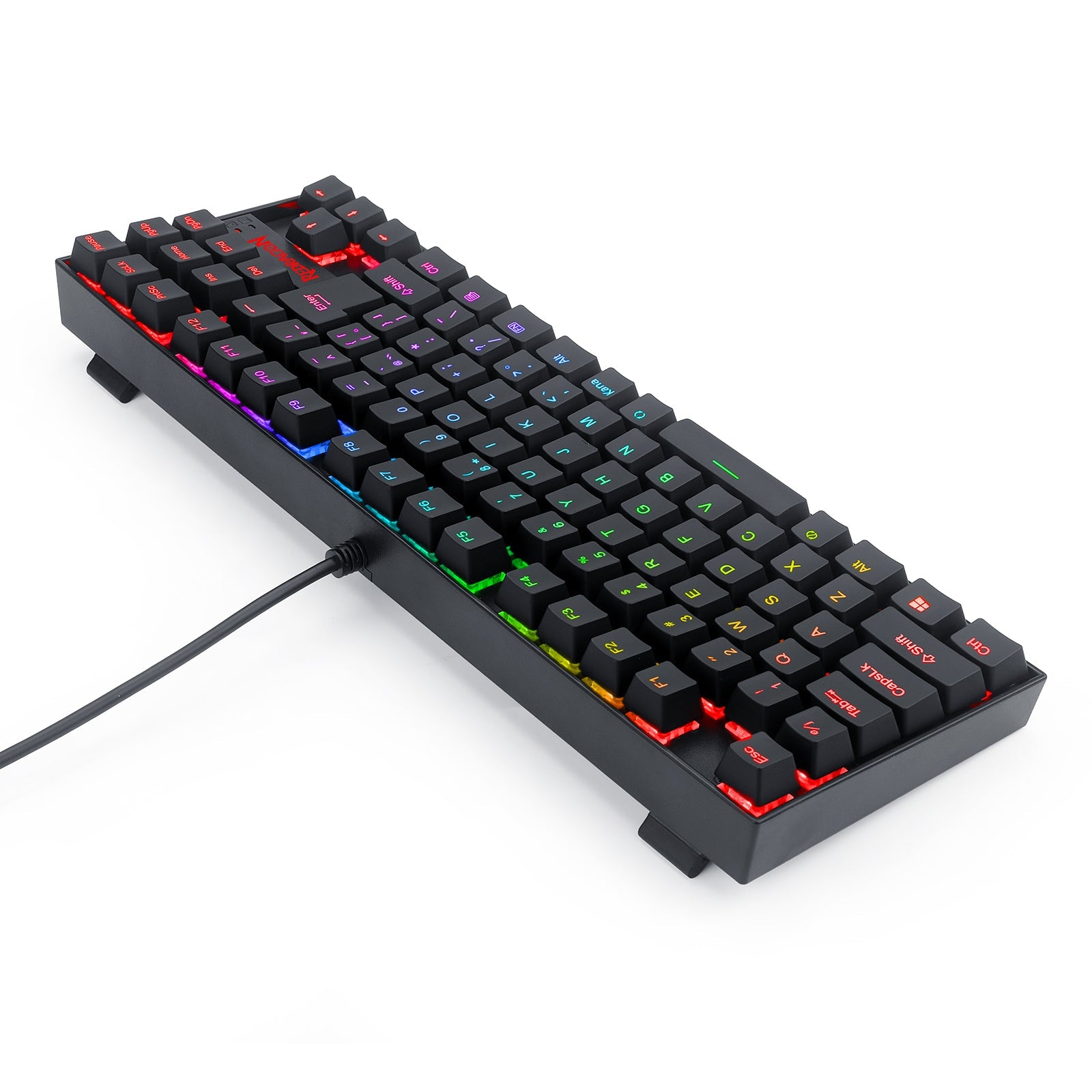 Papan Kekunci Permainan Mekanikal Redragon Kumara K552RGB-JPTI Reka Letak Jepun