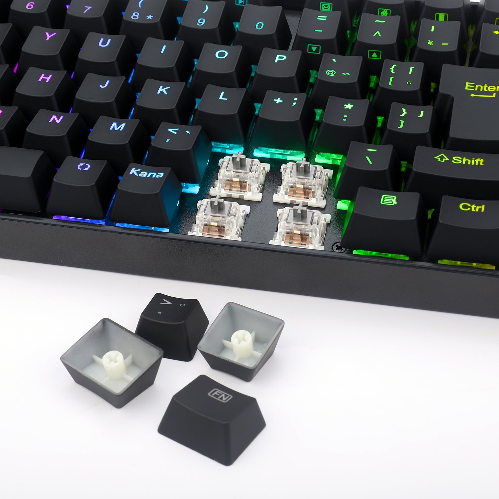 Papan Kekunci Permainan Mekanikal Redragon Kumara K552RGB-JPTI Reka Letak Jepun