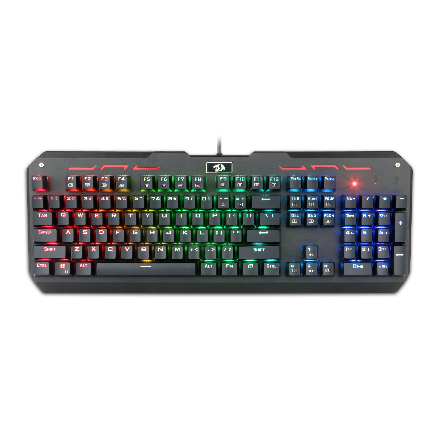 PAPAN KEKUNCI PERMAINAN MEKANIKAL RGB Redragon VARUNA K559