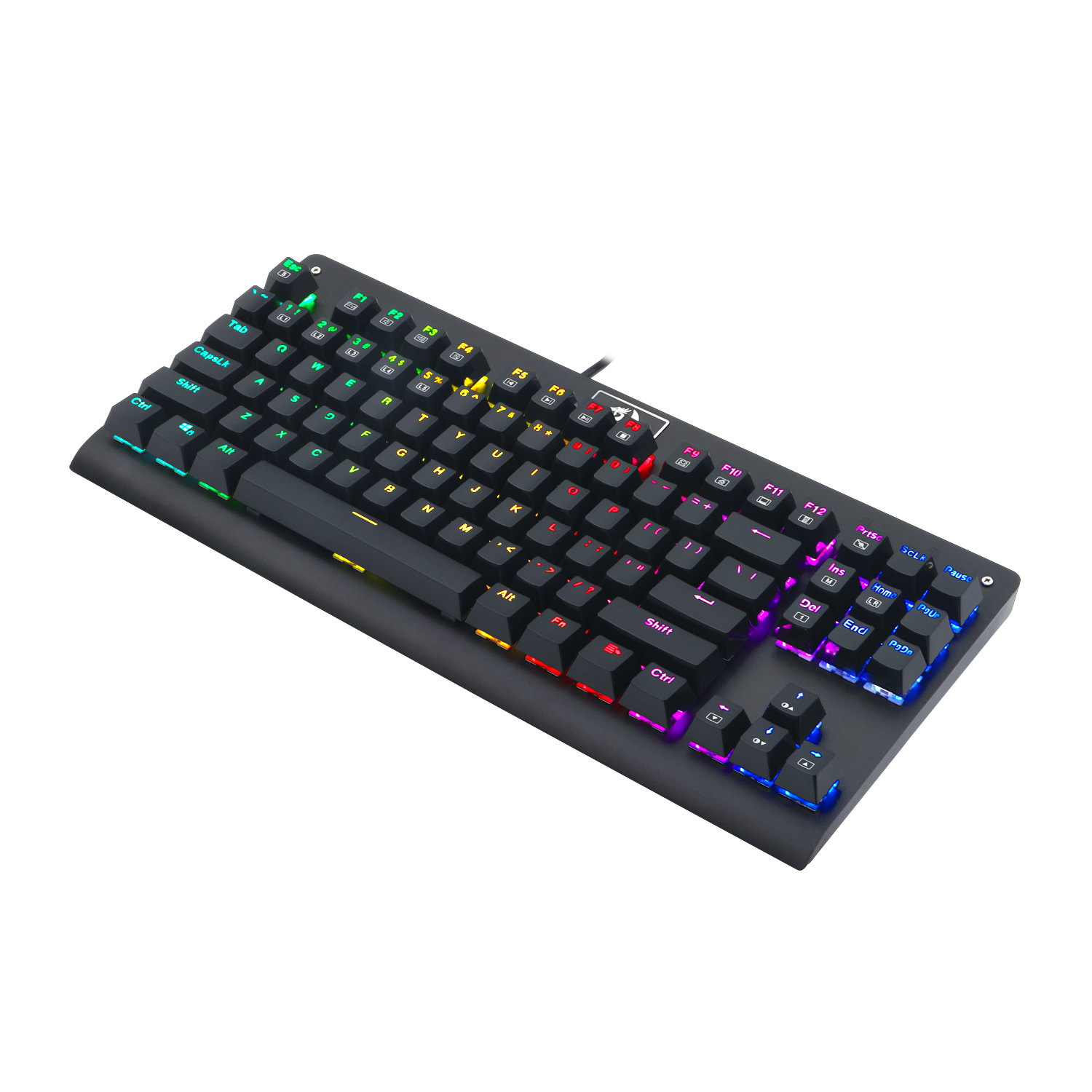Papan Kekunci Permainan Mekanikal REDRAGON K568 RGB DARK AVENGER 87 Kekunci