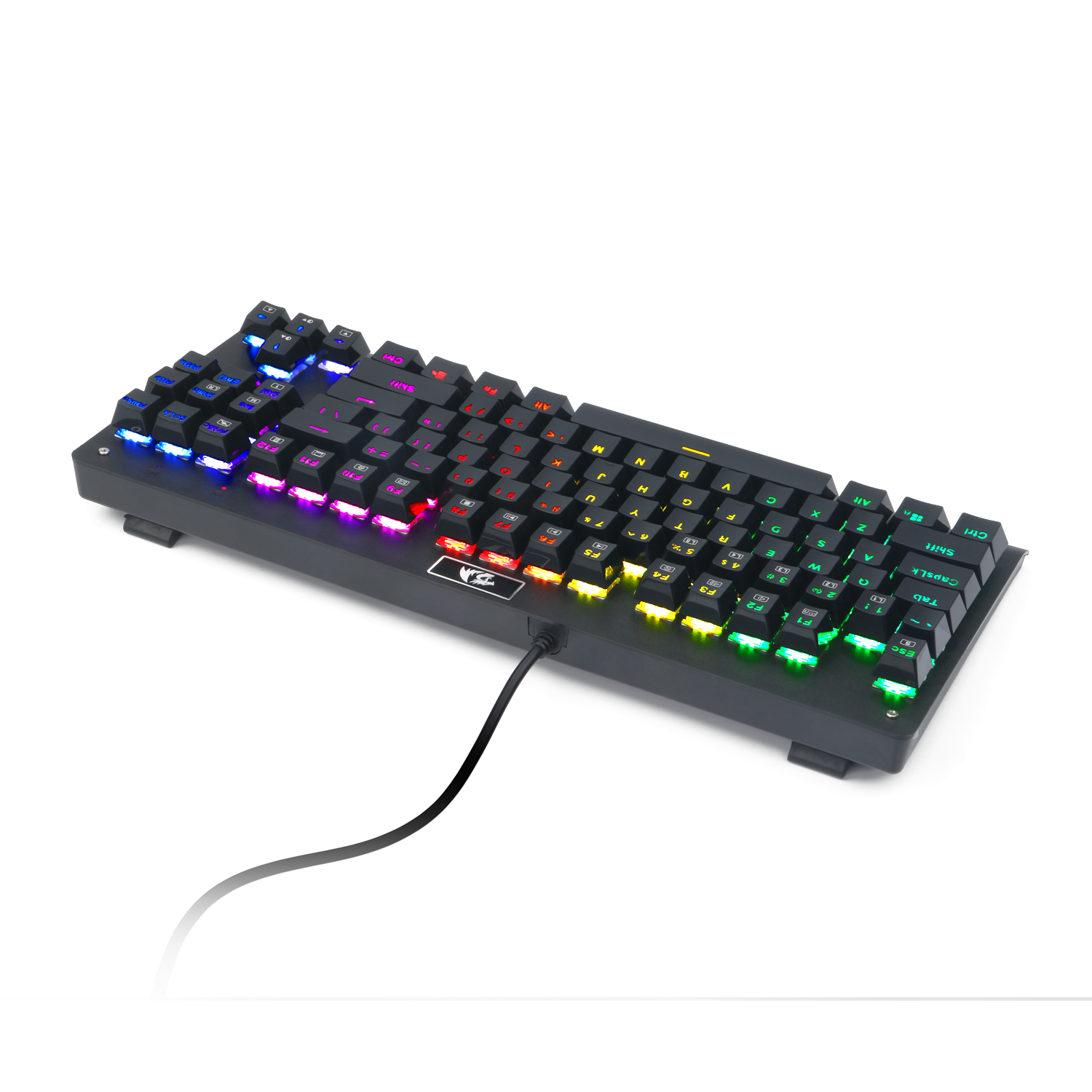 Papan Kekunci Permainan Mekanikal REDRAGON K568 RGB DARK AVENGER 87 Kekunci
