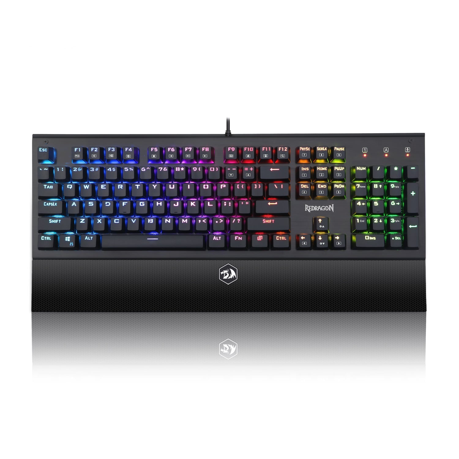 PAPAN KEKUNCI PERMAINAN MEKANIKAL Redragon ARYAMAN K569RGB