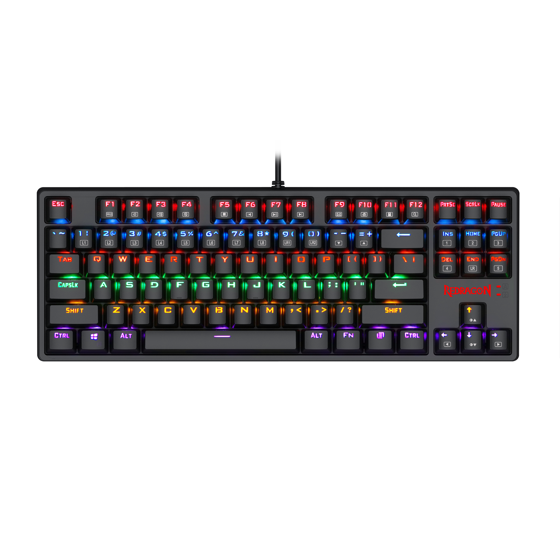 PAPAN KEKUNCI PERMAINAN MEKANIKAL Redragon DAKSA K576R