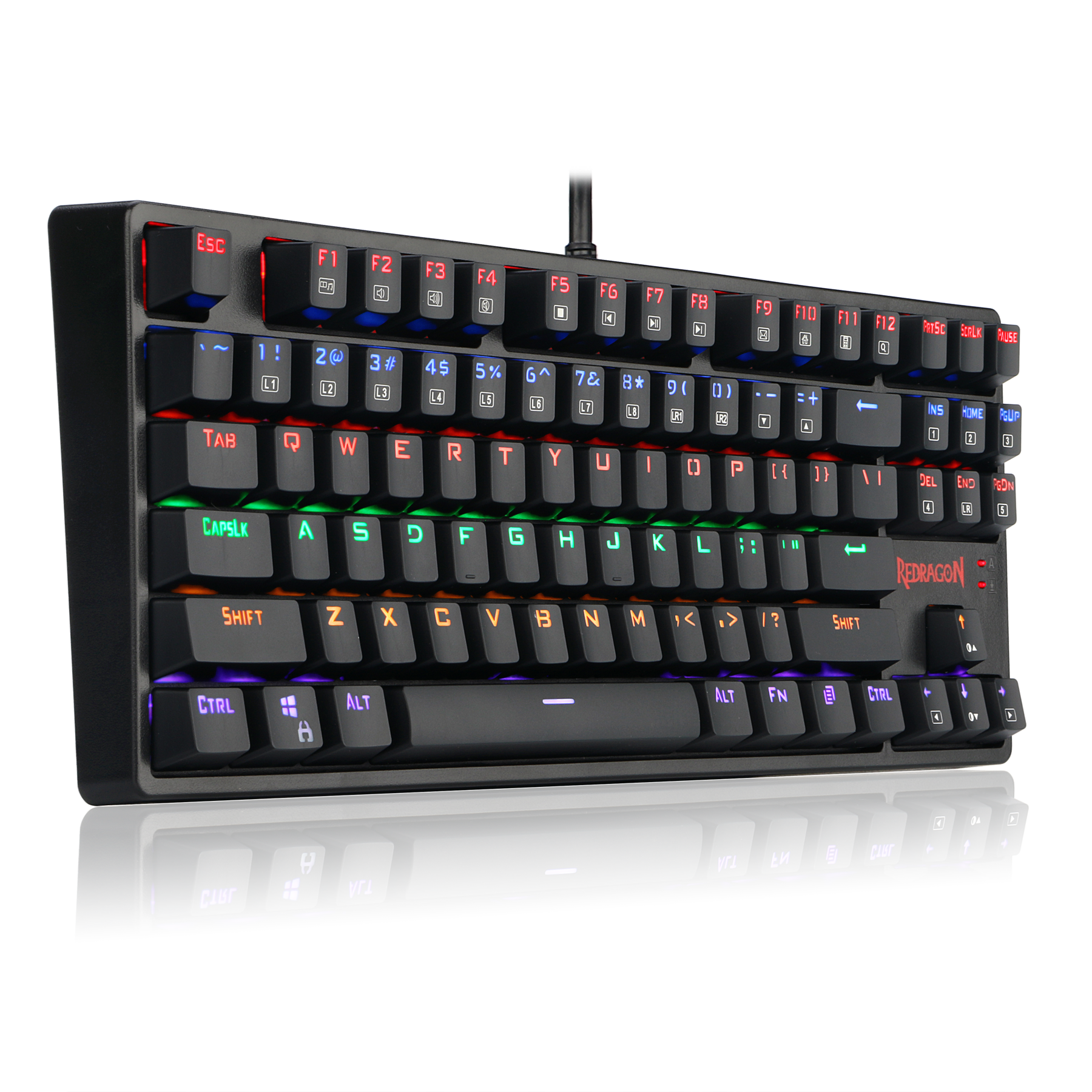 PAPAN KEKUNCI PERMAINAN MEKANIKAL Redragon DAKSA K576R