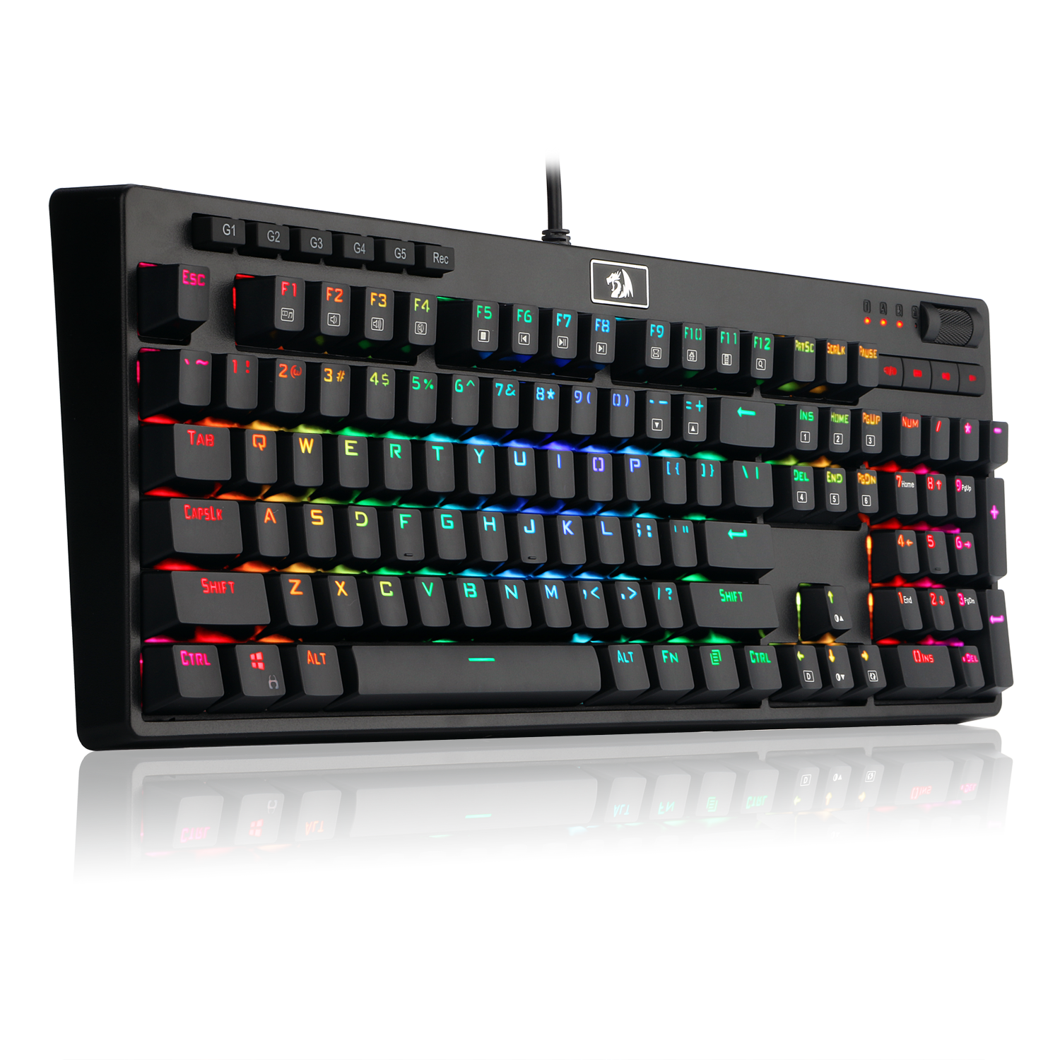 PAPAN KEKUNCI PERMAINAN MEKANIKAL Redragon MANYU K579RGB