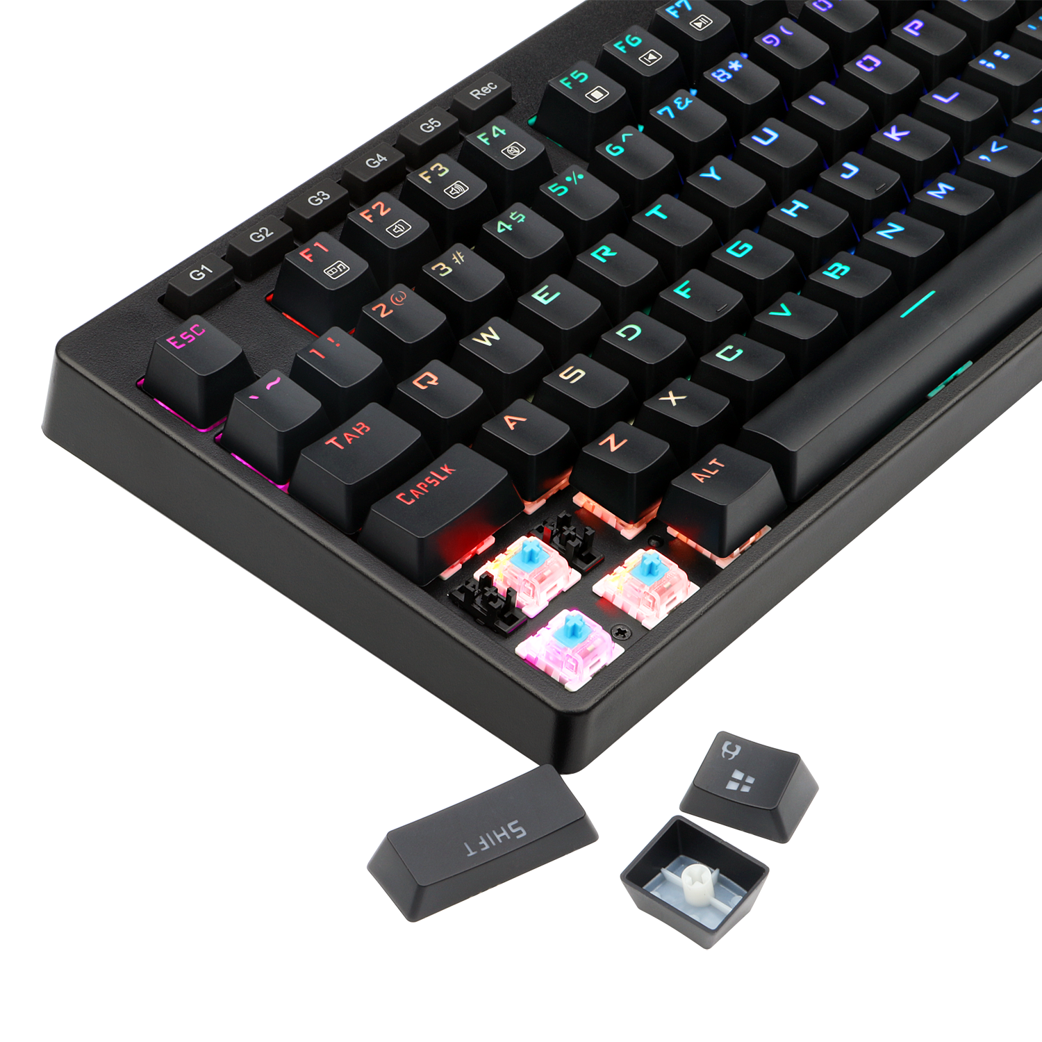 PAPAN KEKUNCI PERMAINAN MEKANIKAL Redragon MANYU K579RGB