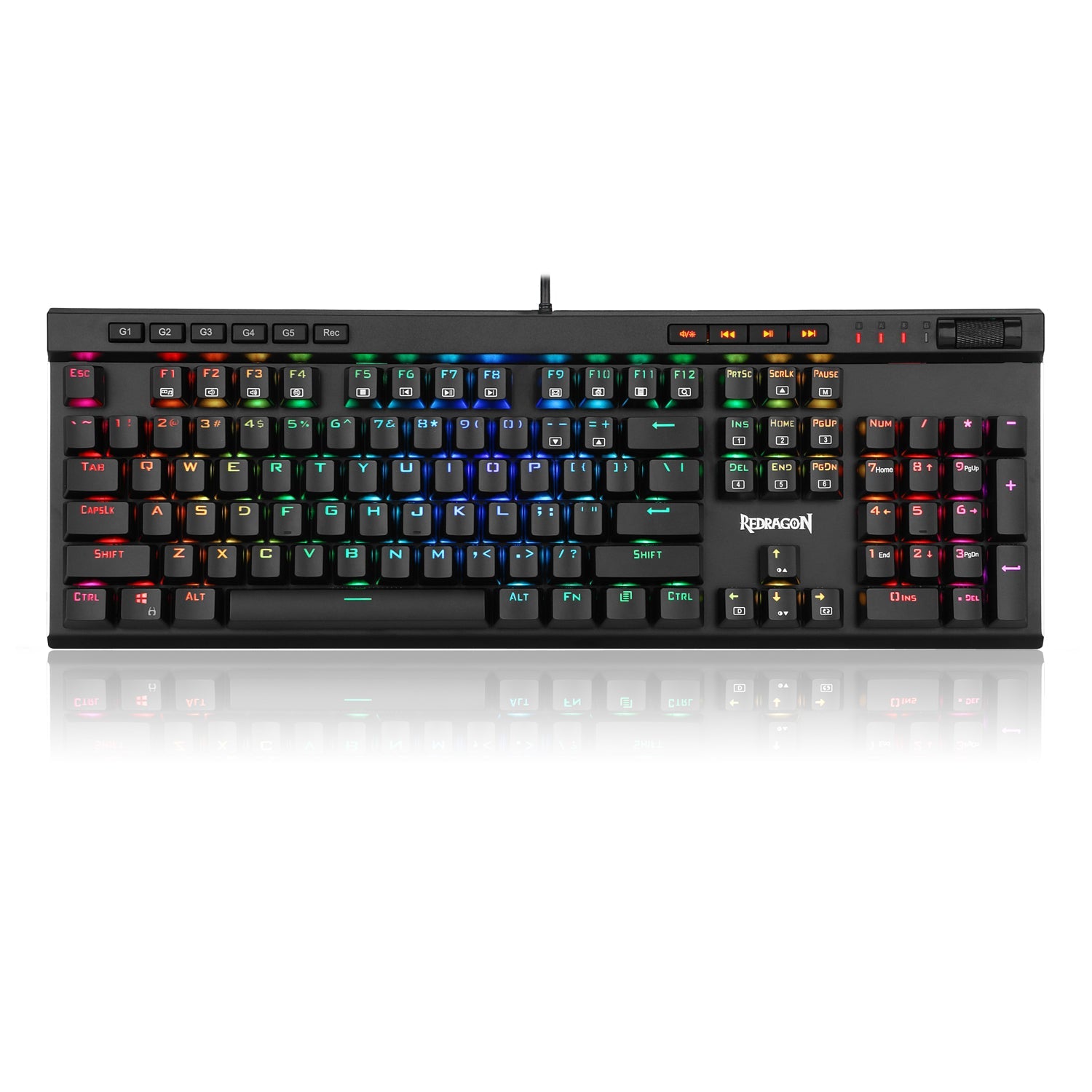 PAPAN KEKUNCI PERMAINAN Redragon K580RGB