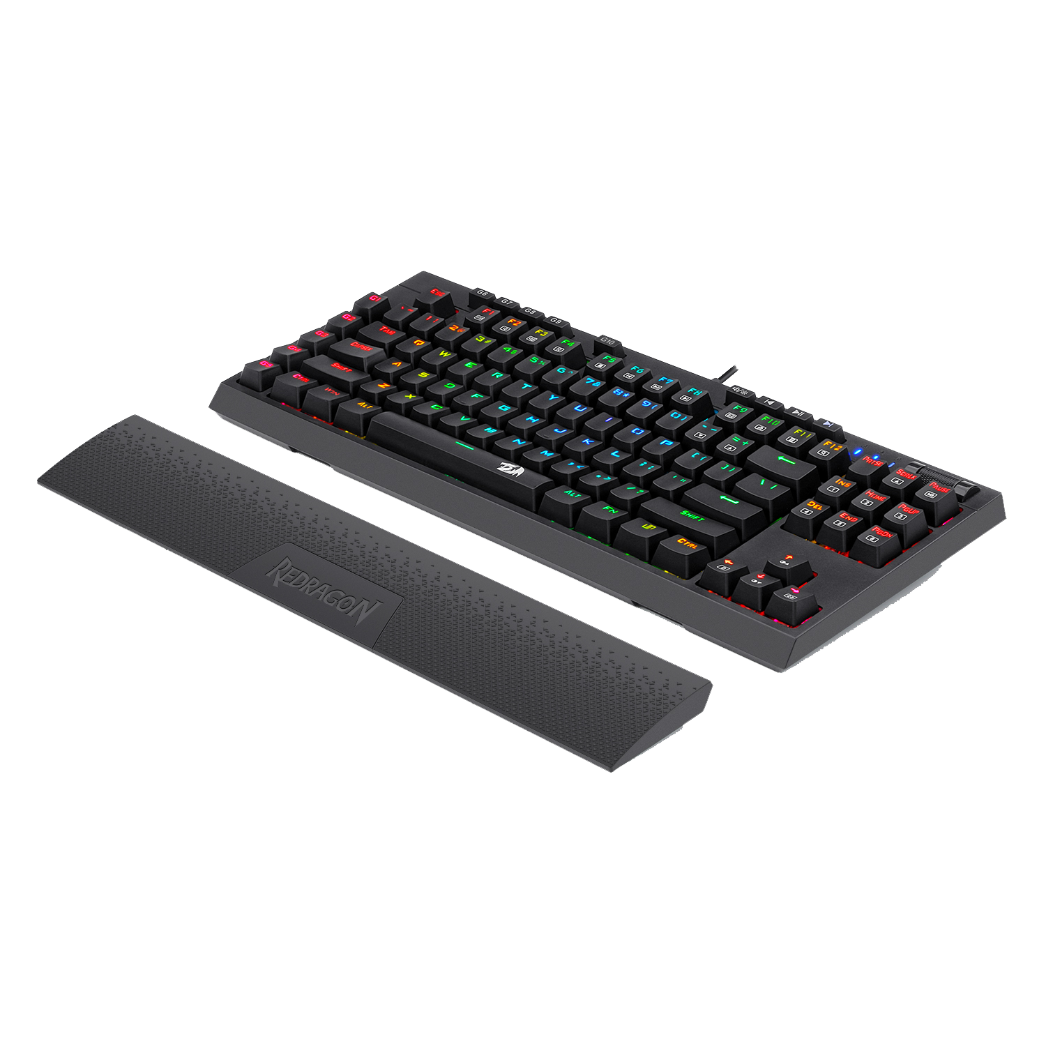 Redragon K596 VISHNU 87 Keys TKL Wired RGB Mechanical Gaming Keyboard