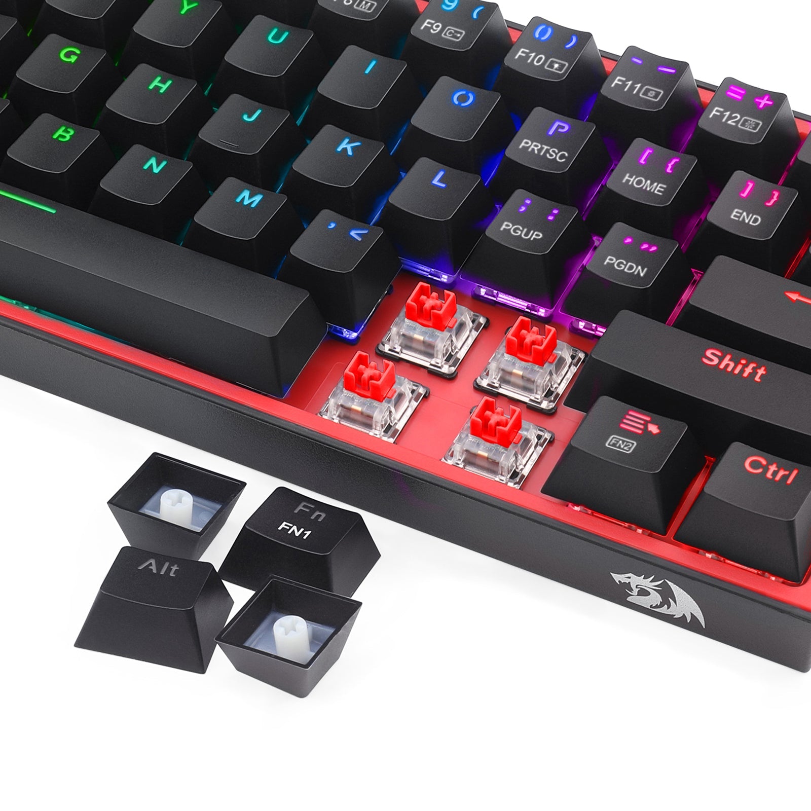 Papan Kekunci Mekanikal Redragon K616RGB-B 61 Kekunci