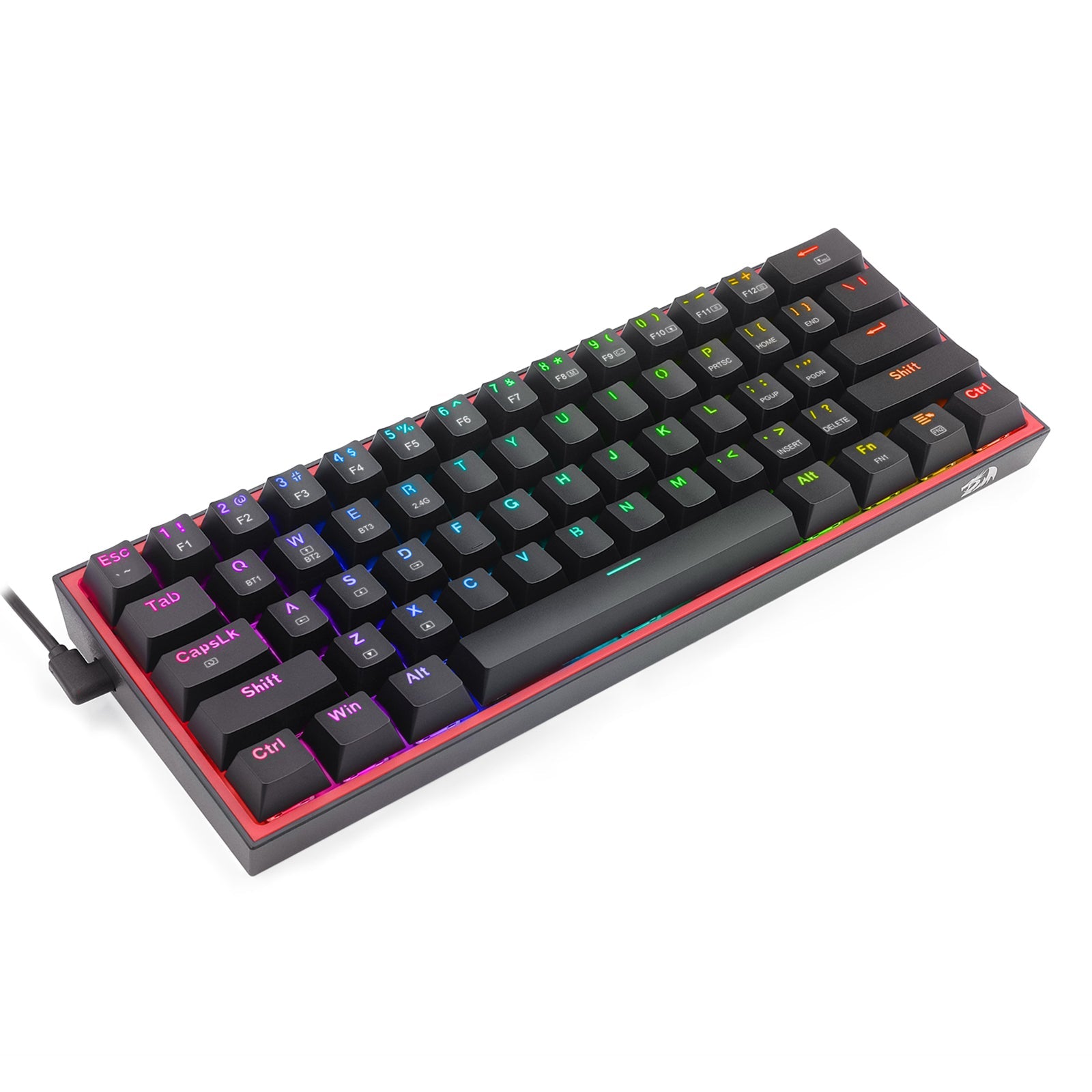 Papan Kekunci Mekanikal Redragon K616RGB-B 61 Kekunci