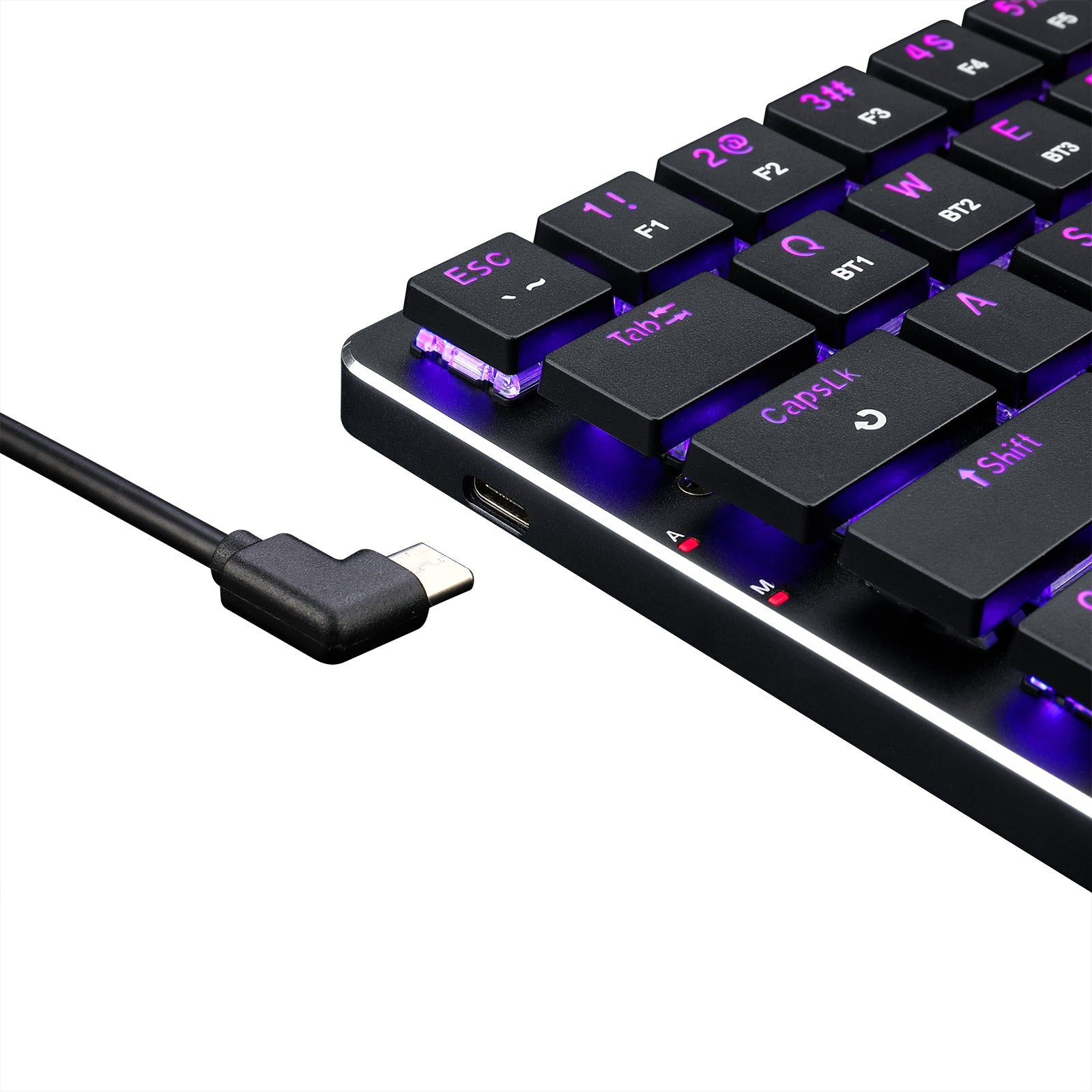 Papan kekunci mekanikal profil rendah Redragon K624P-KBS 2.4G/Bluetooth/Berwayar 63 kekunci