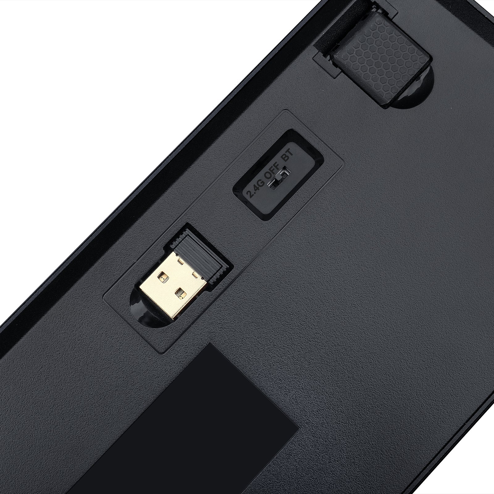 Papan kekunci mekanikal profil rendah Redragon K624P-KBS 2.4G/Bluetooth/Berwayar 63 kekunci
