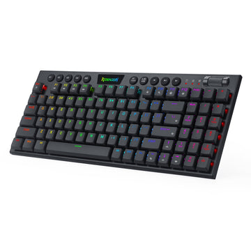 Papan kekunci mekanikal profil rendah 94 kekunci berwayar Redragon K625-KB