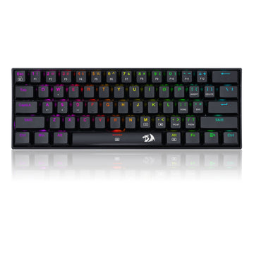Papan Kekunci Mekanikal Permainan Redragon K630RGB 61 Kekunci Papan Kekunci Mekanikal Padat, Sokongan Pemacu Pro