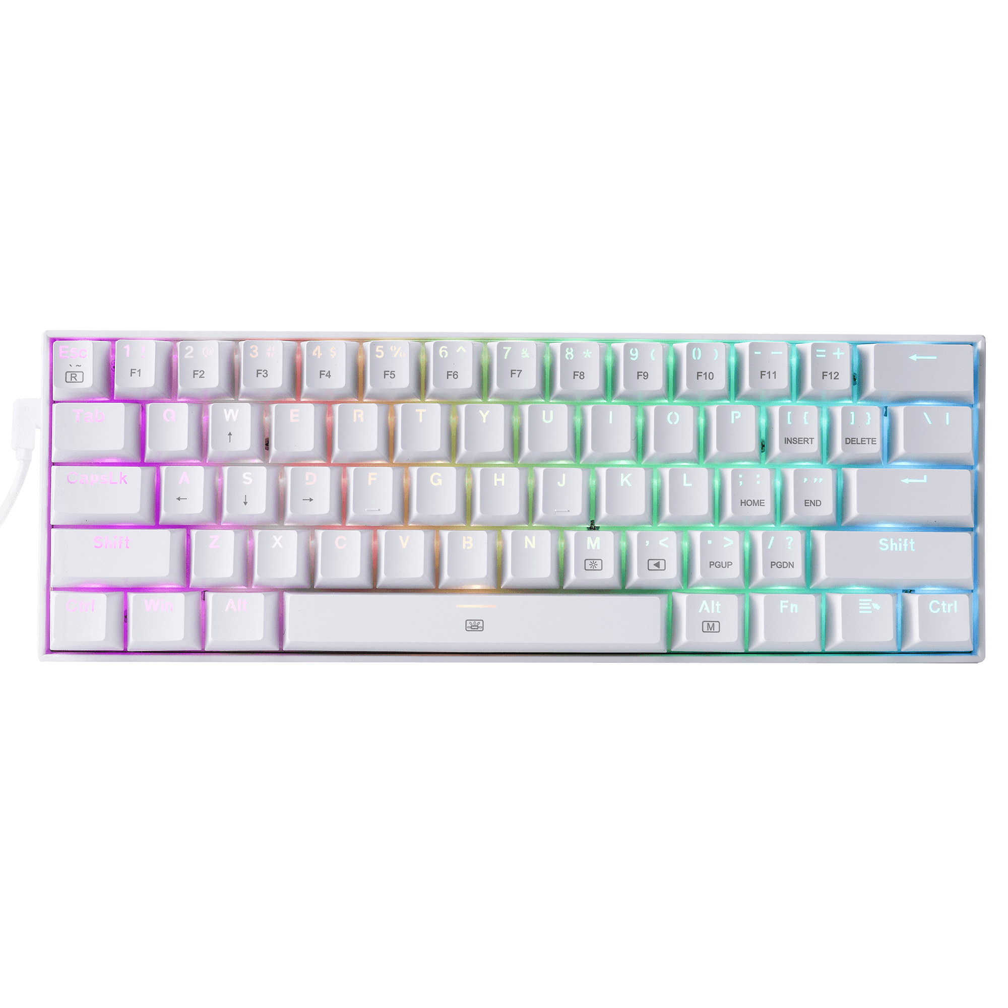 Papan Kekunci Mekanikal Gaming Berwayar Redragon K630W-RGB 60%