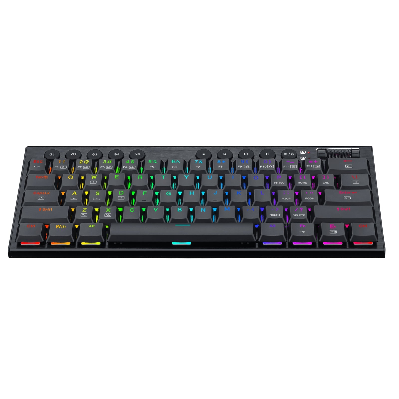 Papan kekunci mekanikal berwayar Redragon K632-RGB 60% dengan kekunci Makro