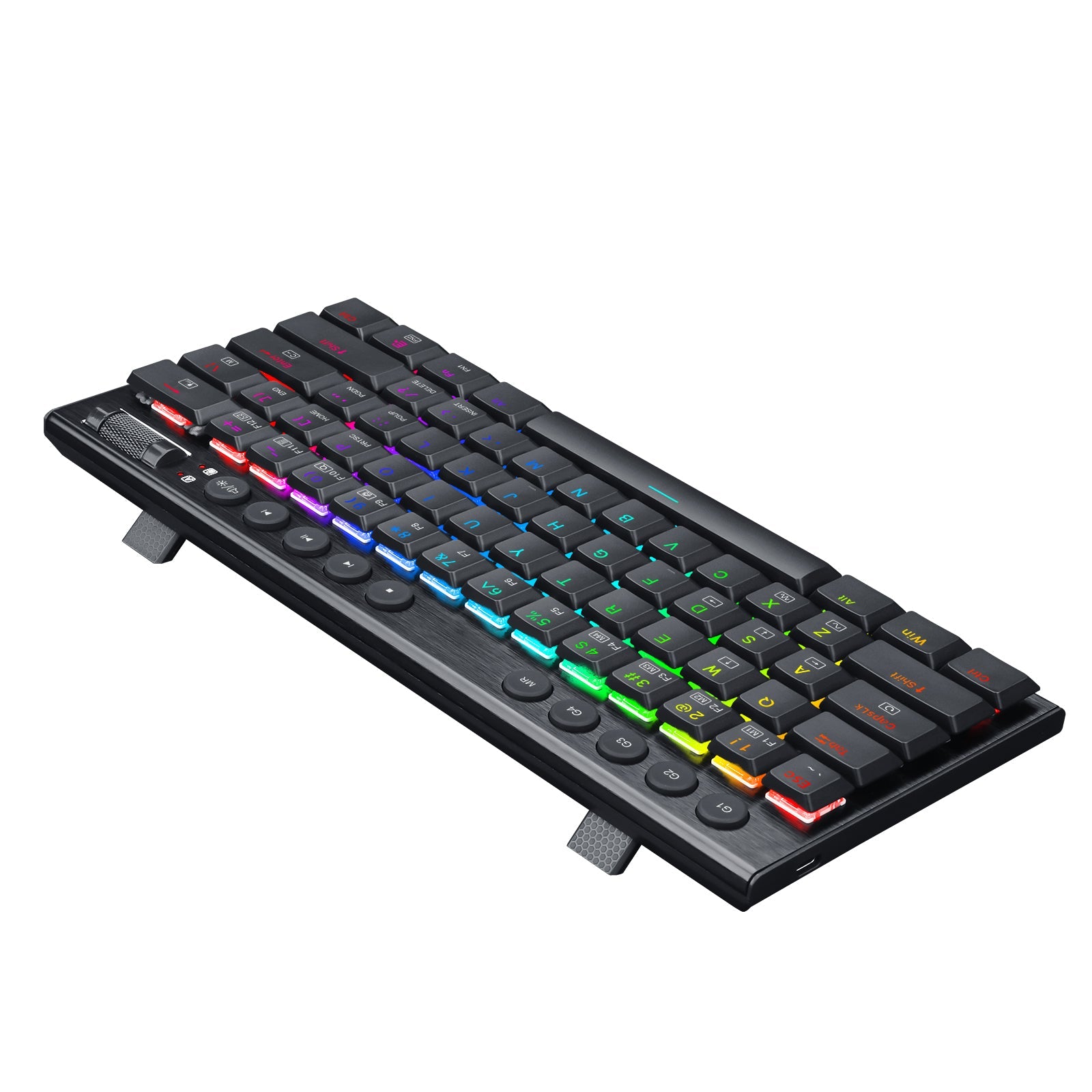 Papan kekunci mekanikal berwayar Redragon K632-RGB 60% dengan kekunci Makro