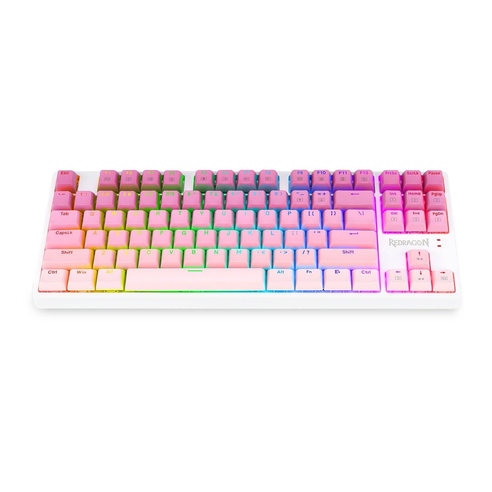 Papan Kekunci Mekanikal Permainan TKL Berwayar CASS K645W-GP-RGB