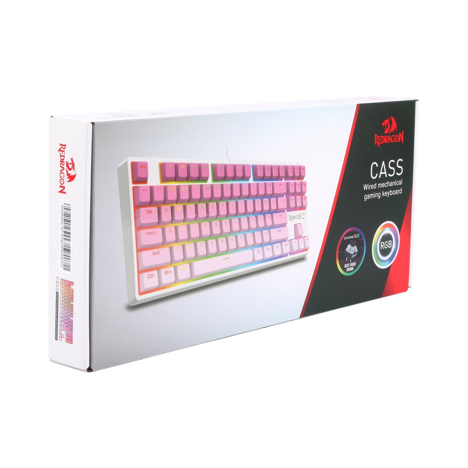 Papan Kekunci Mekanikal Permainan TKL Berwayar CASS K645W-GP-RGB