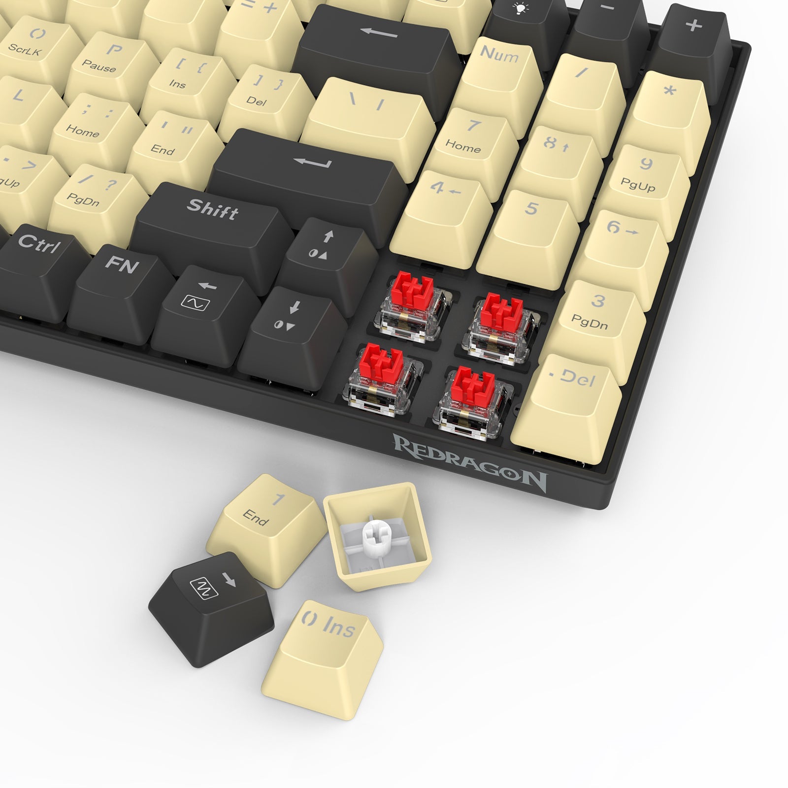 Papan Kekunci Mekanikal Permainan Redragon ZIGGS K669CLO-RGB-PRO