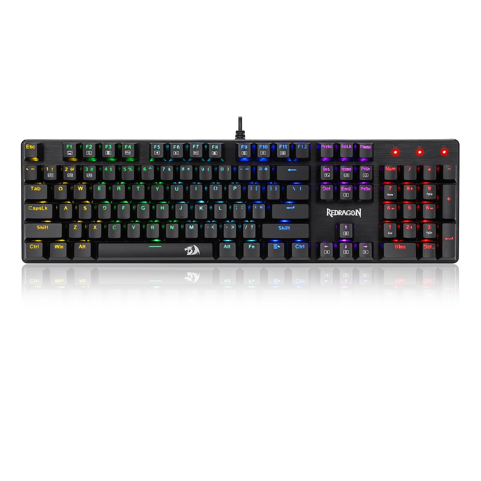 Papan kekunci mekanikal permainan berwayar Redragon SINDRI K671