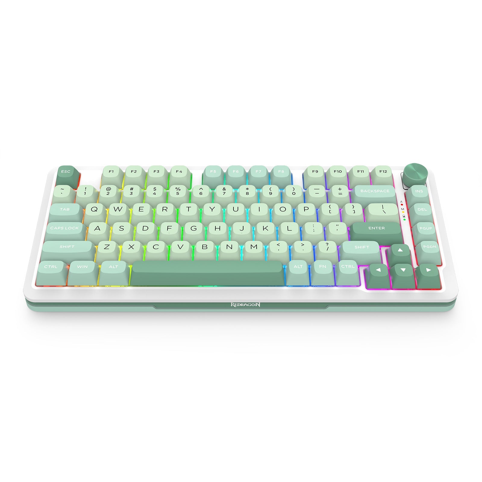 Papan kekunci mekanikal permainan gunung GASKET wayarles susun atur 75% Redragon K681MG-RGB-PRO CYRUS PRO