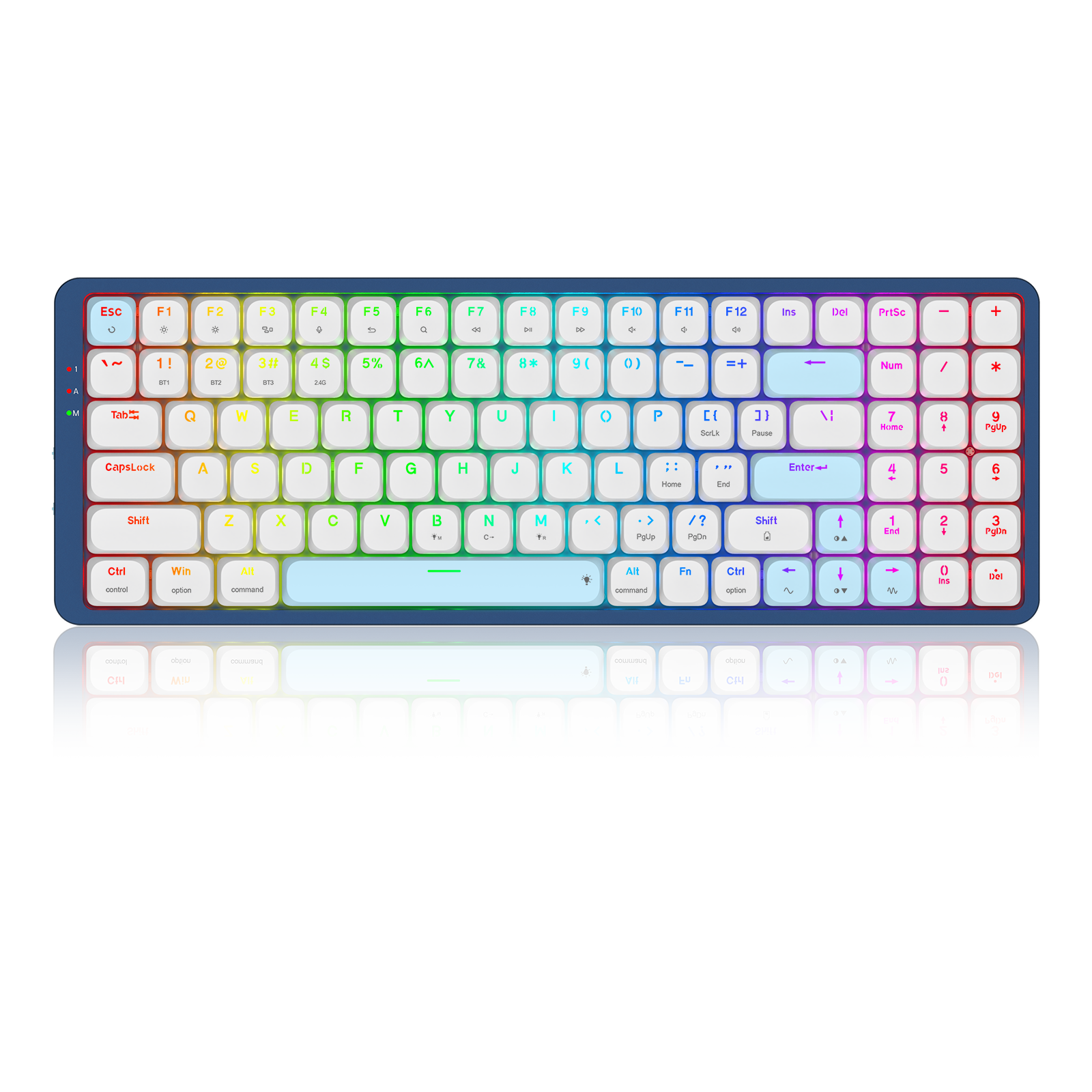Redragon K684WB-RGB-PRO EVA PRO Papan Kekunci Mekanikal Profil Rendah 94 Kekunci Sambungan 3 Mod