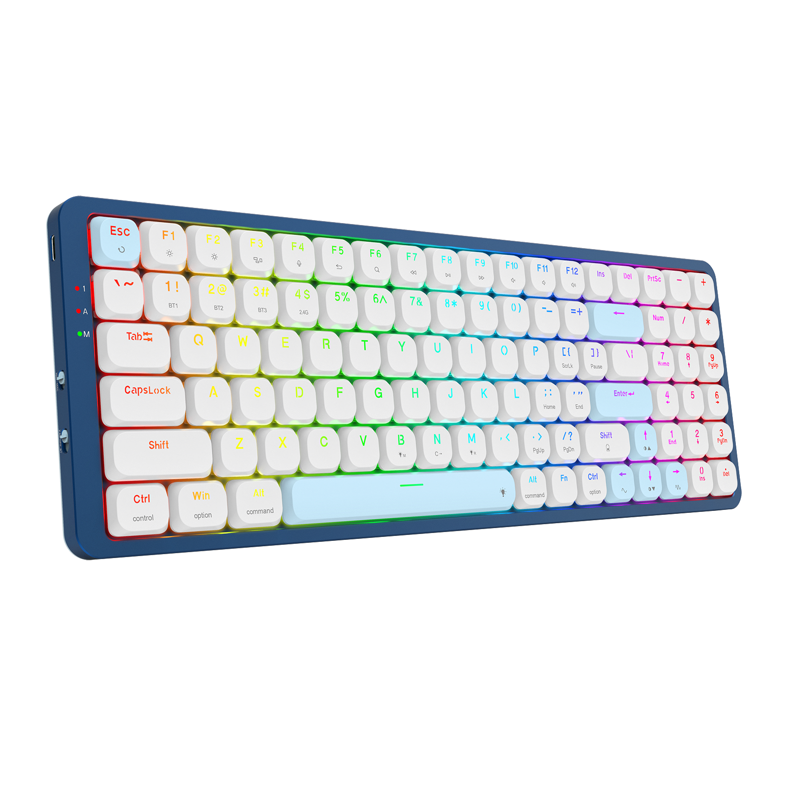 Redragon K684WB-RGB-PRO EVA PRO Papan Kekunci Mekanikal Profil Rendah 94 Kekunci Sambungan 3 Mod