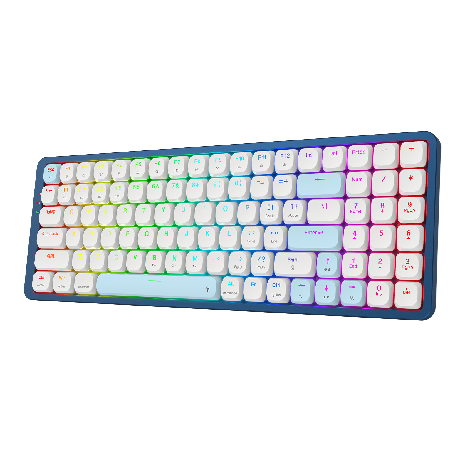 Redragon K684WB-RGB-PRO EVA PRO Papan Kekunci Mekanikal Profil Rendah 94 Kekunci Sambungan 3 Mod