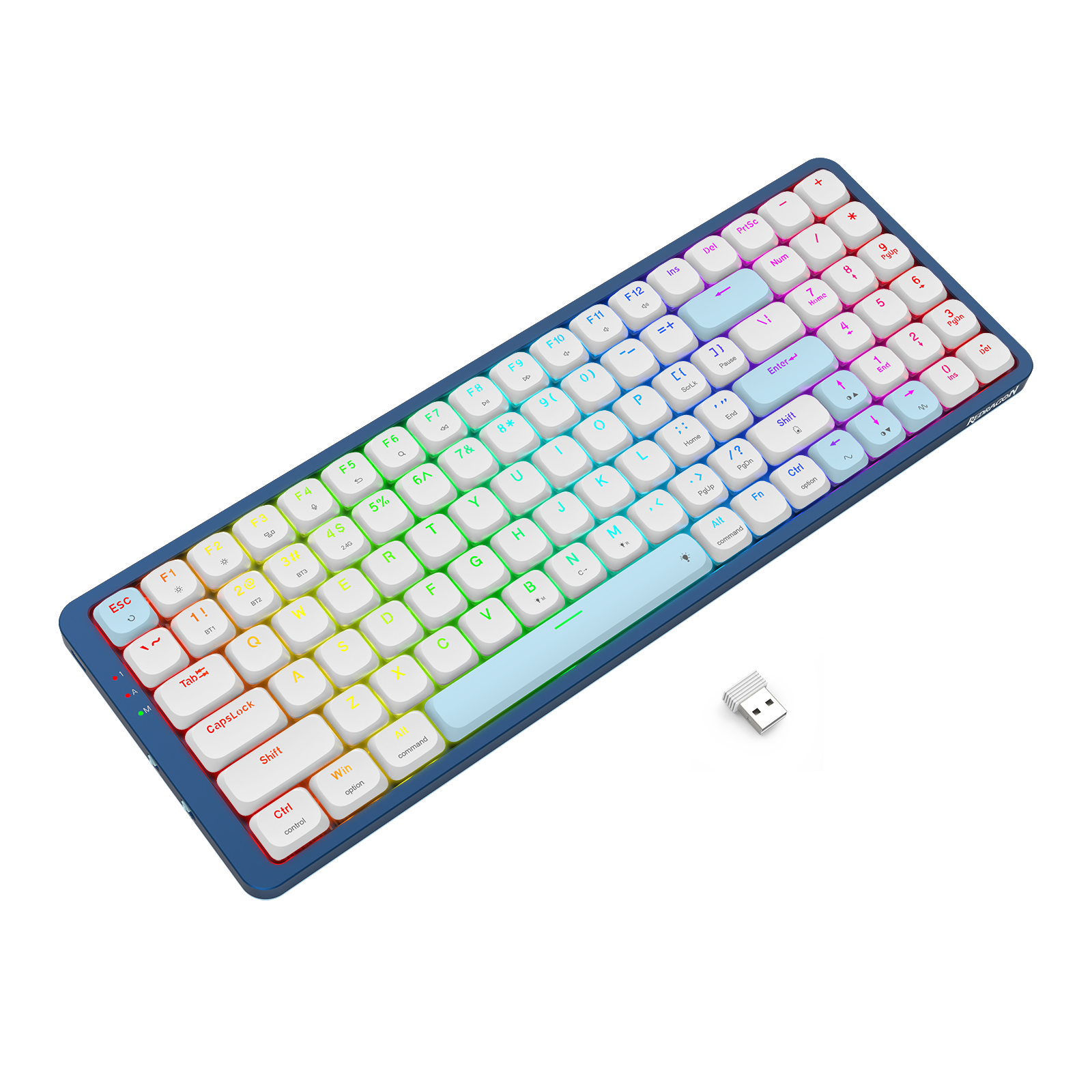 Redragon K684WB-RGB-PRO EVA PRO Papan Kekunci Mekanikal Profil Rendah 94 Kekunci Sambungan 3 Mod