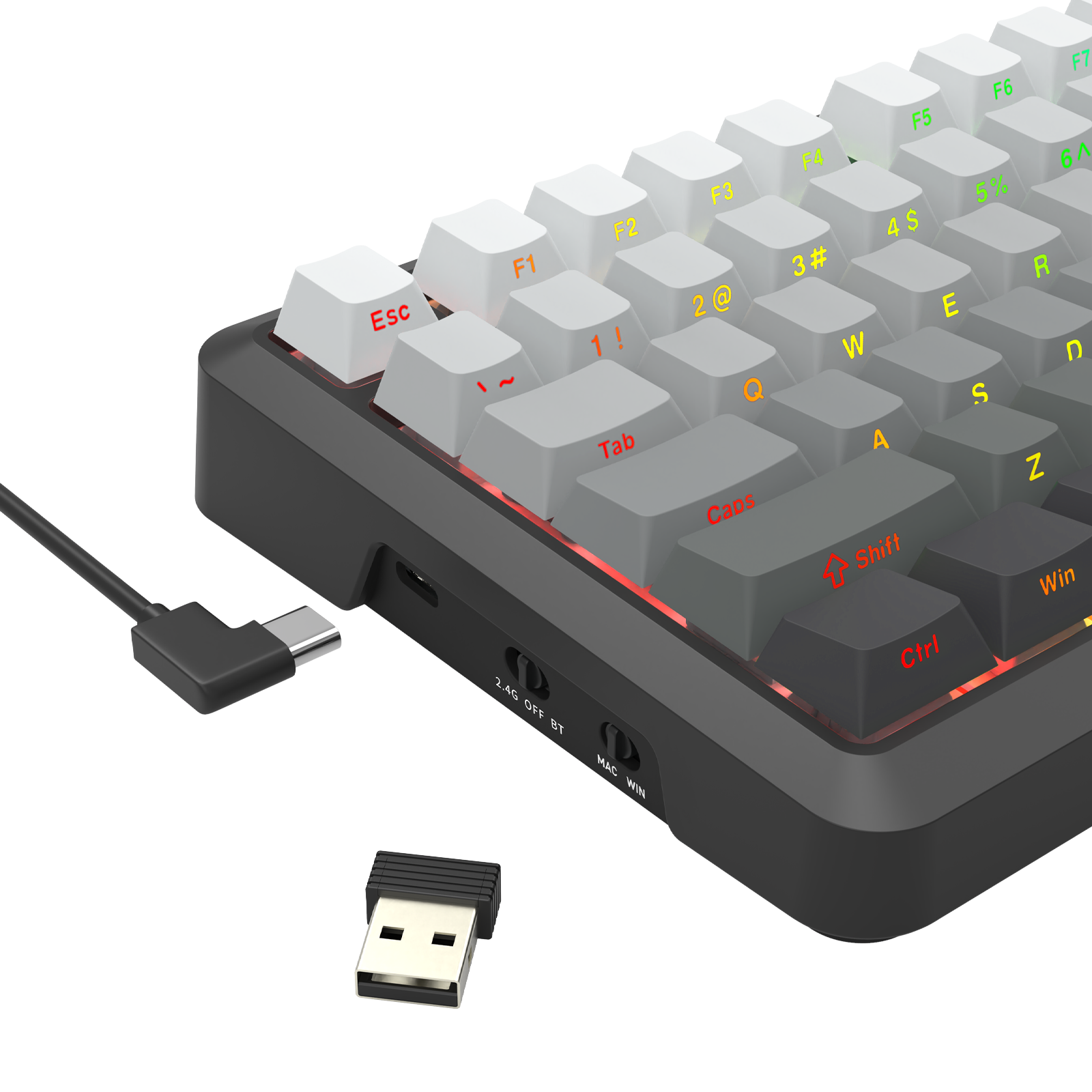 BRAGI PRO K688SP-RGB-PRO PAPAN KEKUNCI MEKANIKAL GASKET 3 MOD
