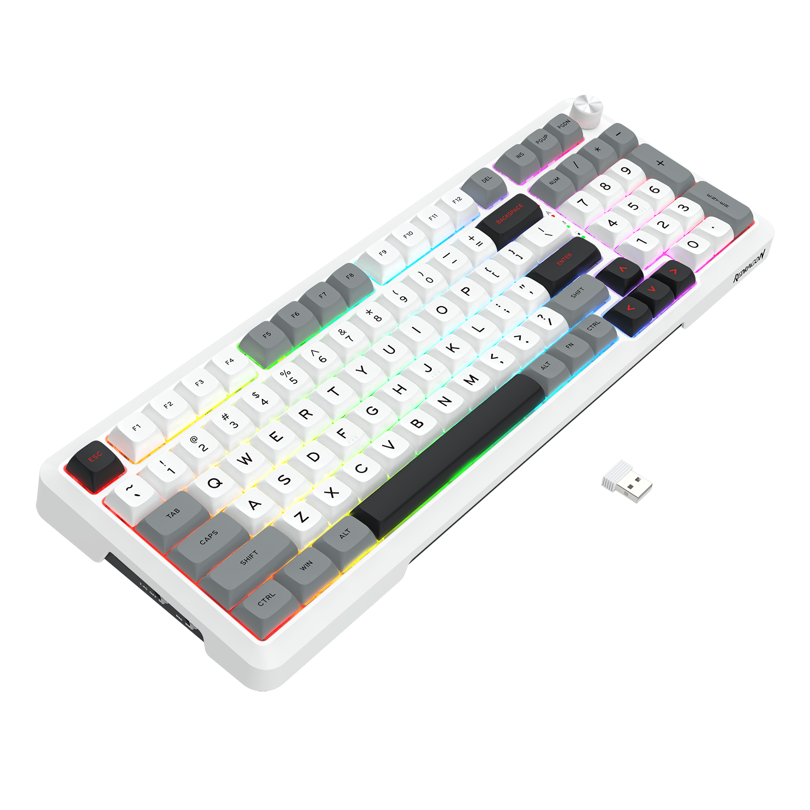 BRAGI PRO K688-RGB-PRO Papan Kekunci Mekanikal Permainan Pemasangan GASKET Sambungan 3-Mod
