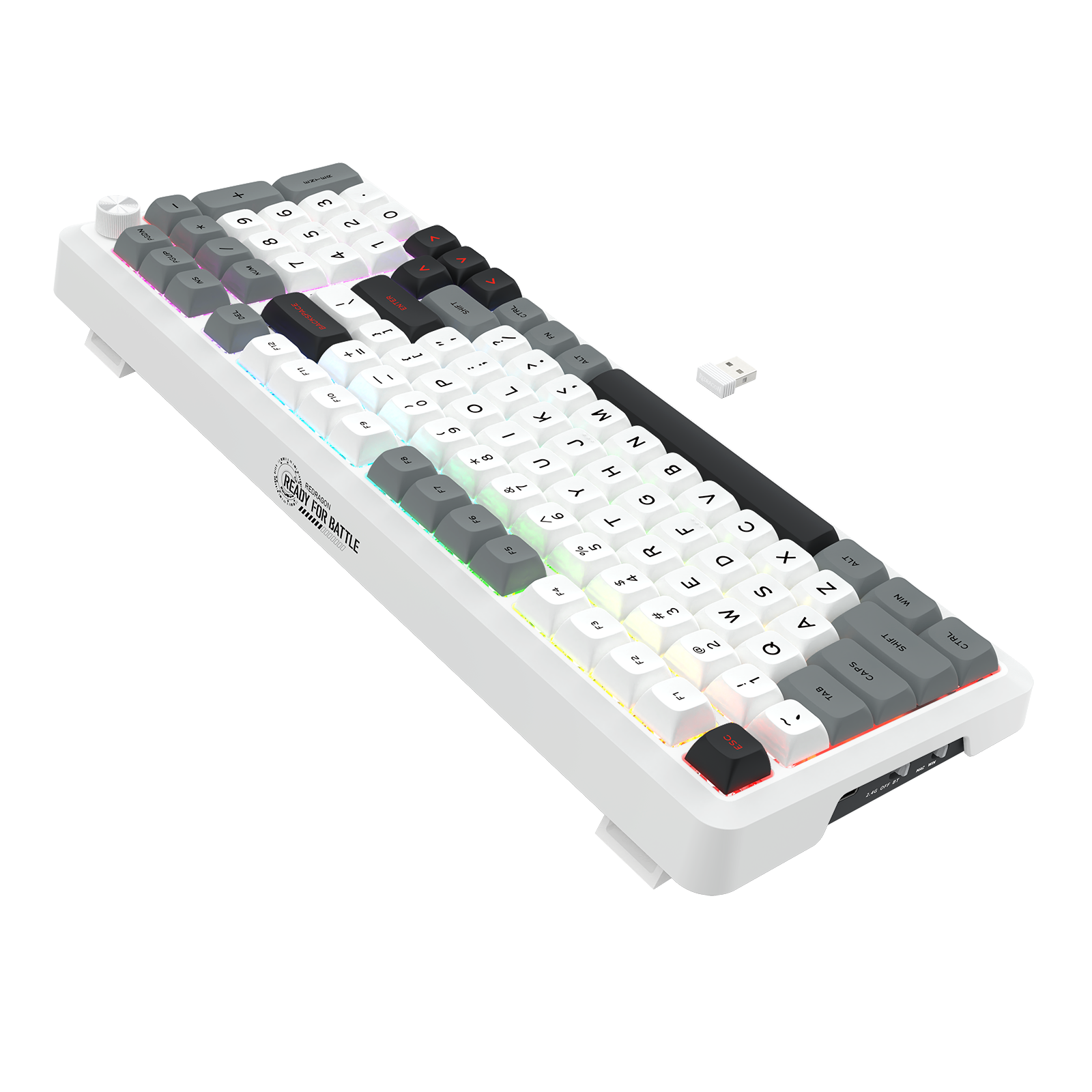 BRAGI PRO K688-RGB-PRO Papan Kekunci Mekanikal Permainan Pemasangan GASKET Sambungan 3-Mod