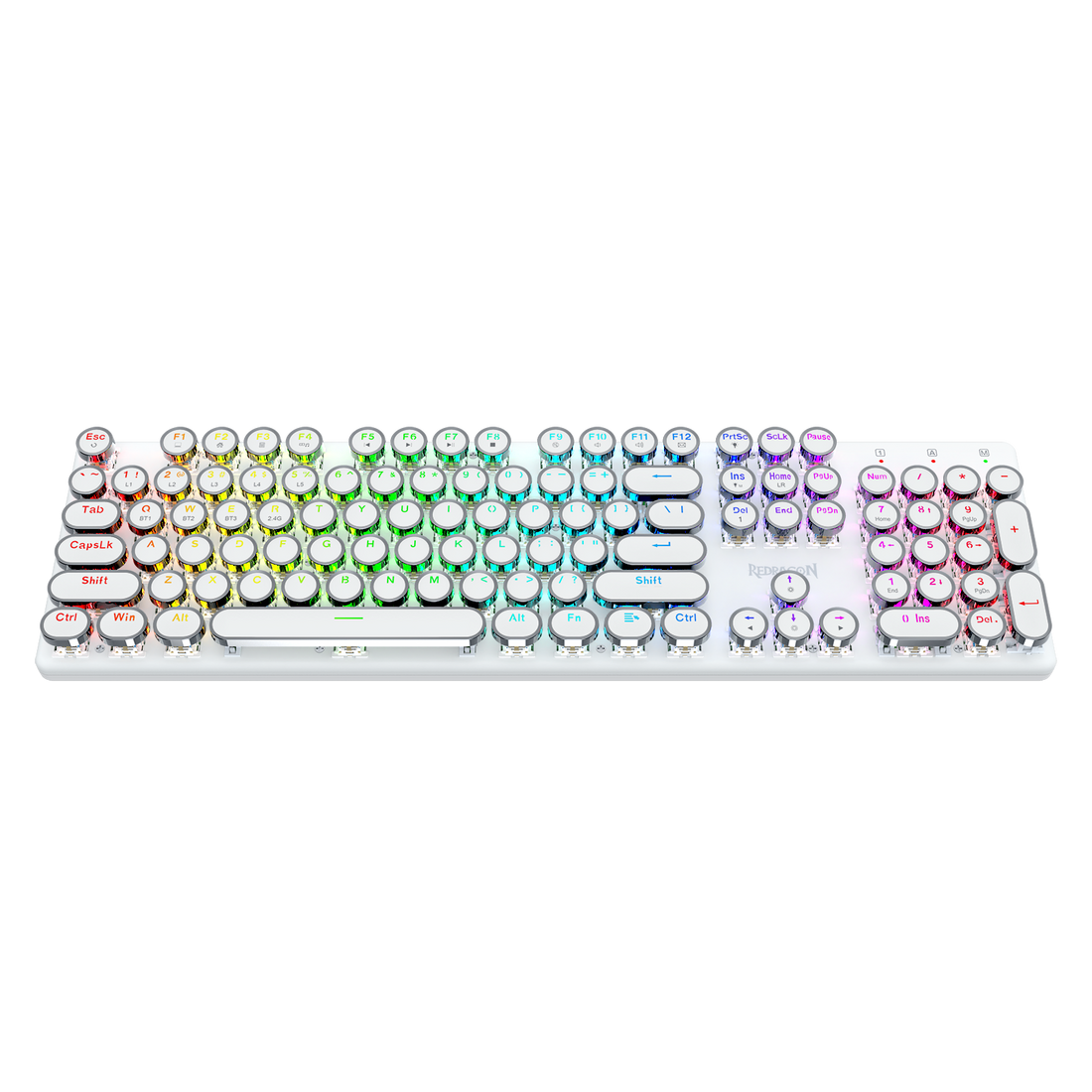 FLARE PRO K710RGB-PRO 3 Mod Sambungan Papan Kekunci Mekanikal Keycap Mesin Taip Retro