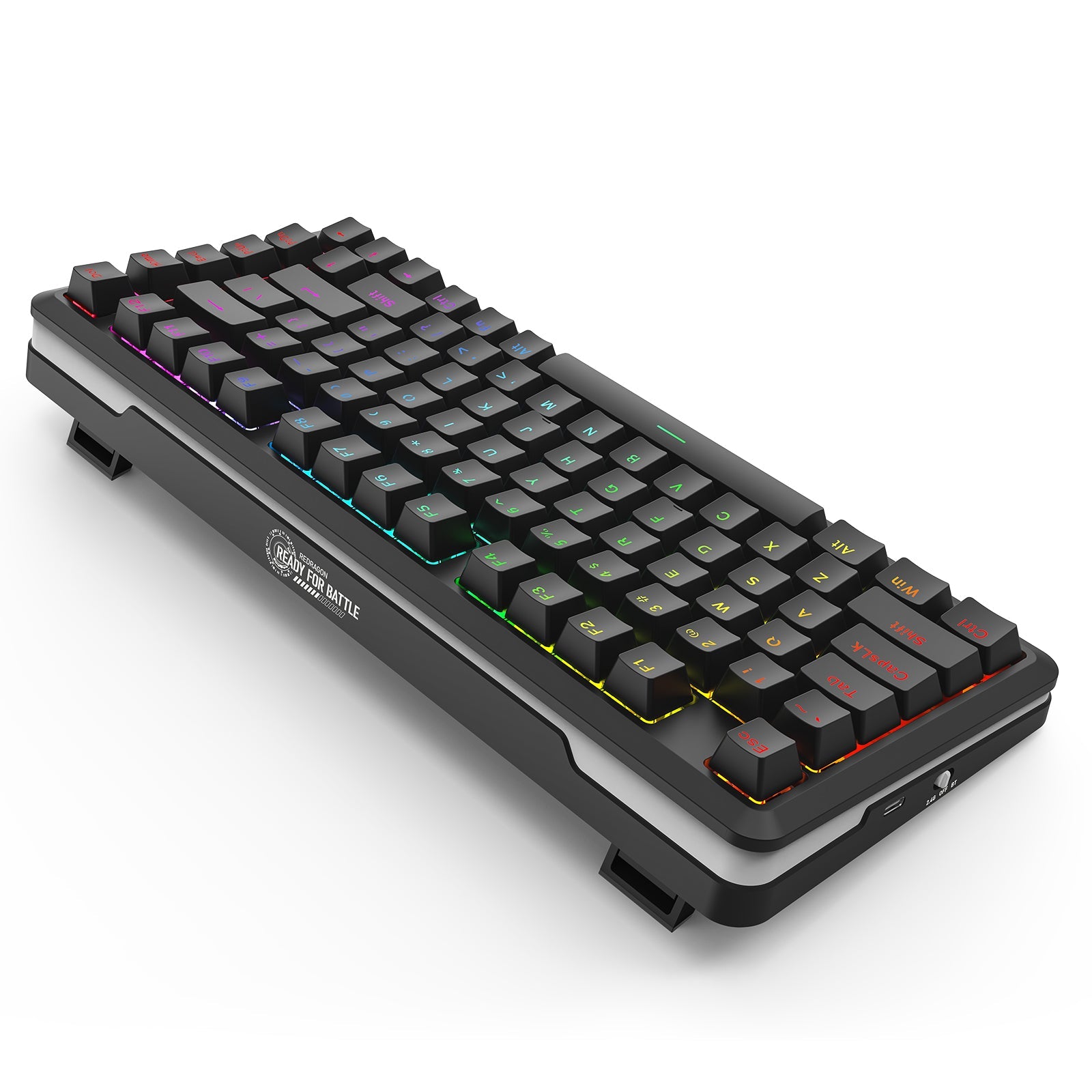 PAPAN KEKUNCI MEKANIKAL GASKET MOUNTED SAMBUNGAN 3-MOD REDRAGON STORMRAZOR K713RGB-PRO
