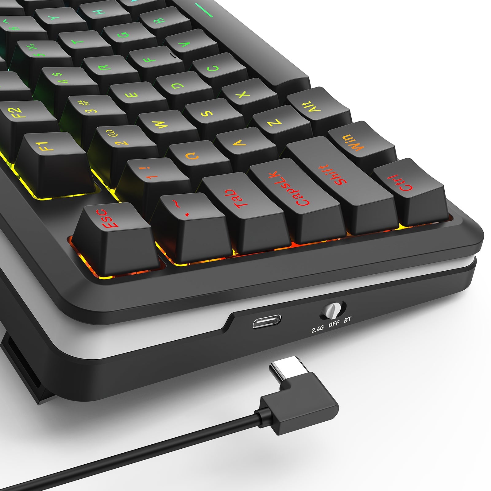 PAPAN KEKUNCI MEKANIKAL GASKET MOUNTED SAMBUNGAN 3-MOD REDRAGON STORMRAZOR K713RGB-PRO