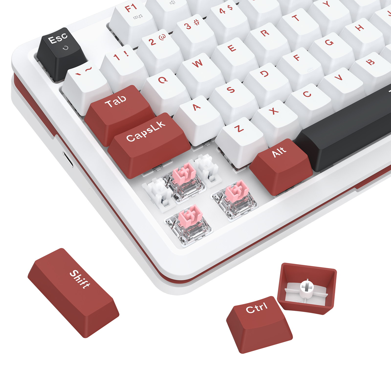 Papan Kekunci Suis Magnetik REDRAGON STORMHUNTER K721WRB-RGB RT